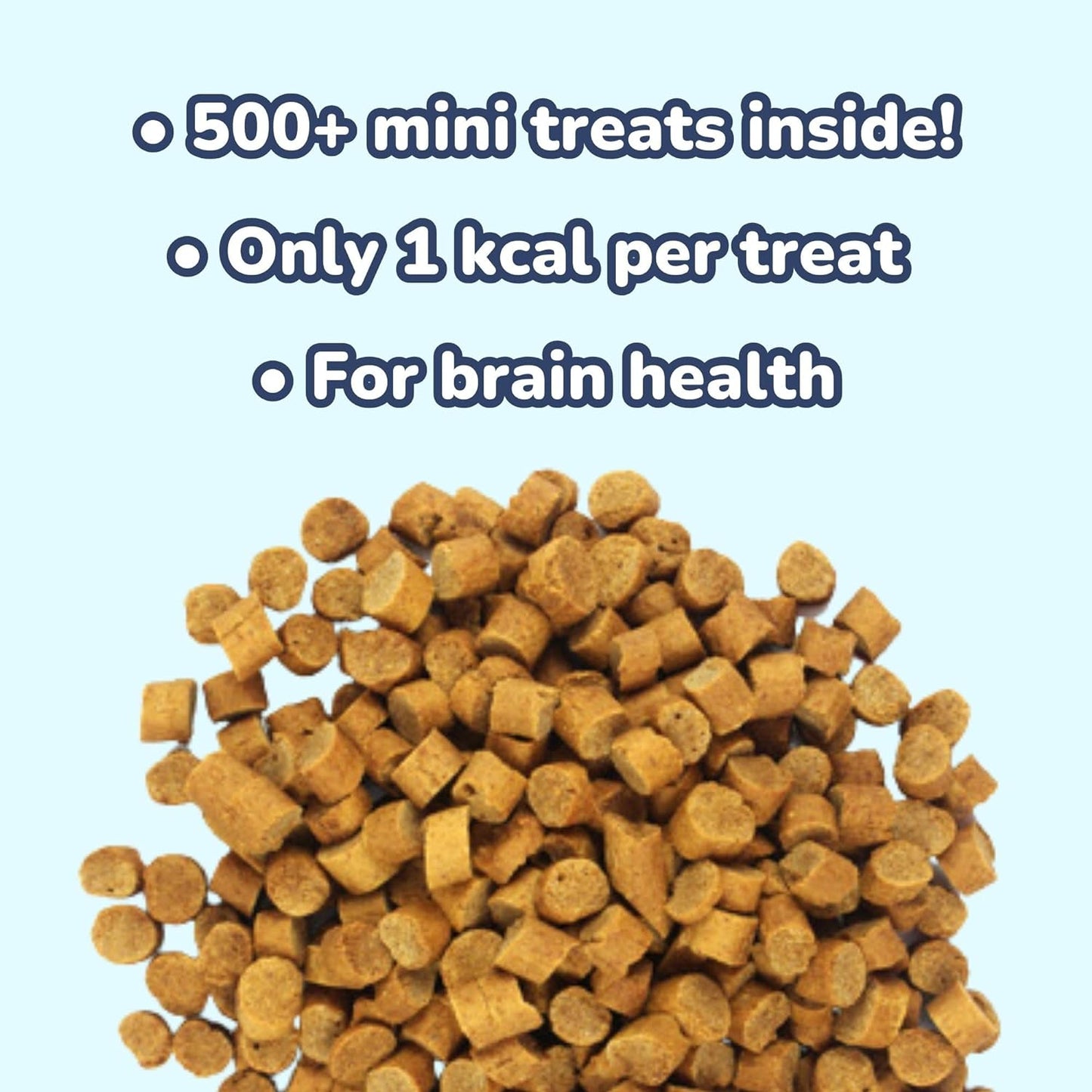 Mini Dog Training Treats - Soft Trainers Bites with Beef Liver, 500+ Bits, 1 Kcal per Bite, 6.5Oz, Puppy Chews with Superfood Ingredients - Reishi, Lion’S Mane, Salmon Oil