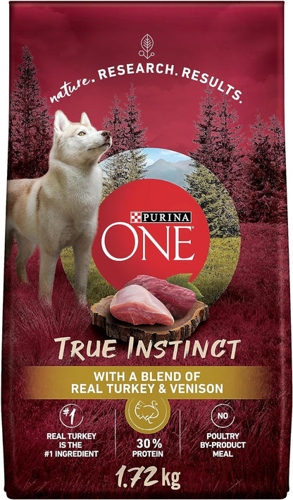 Smartblend True Instinct Natural Dry Dog Food, Turkey & Venison 1.72 Kg