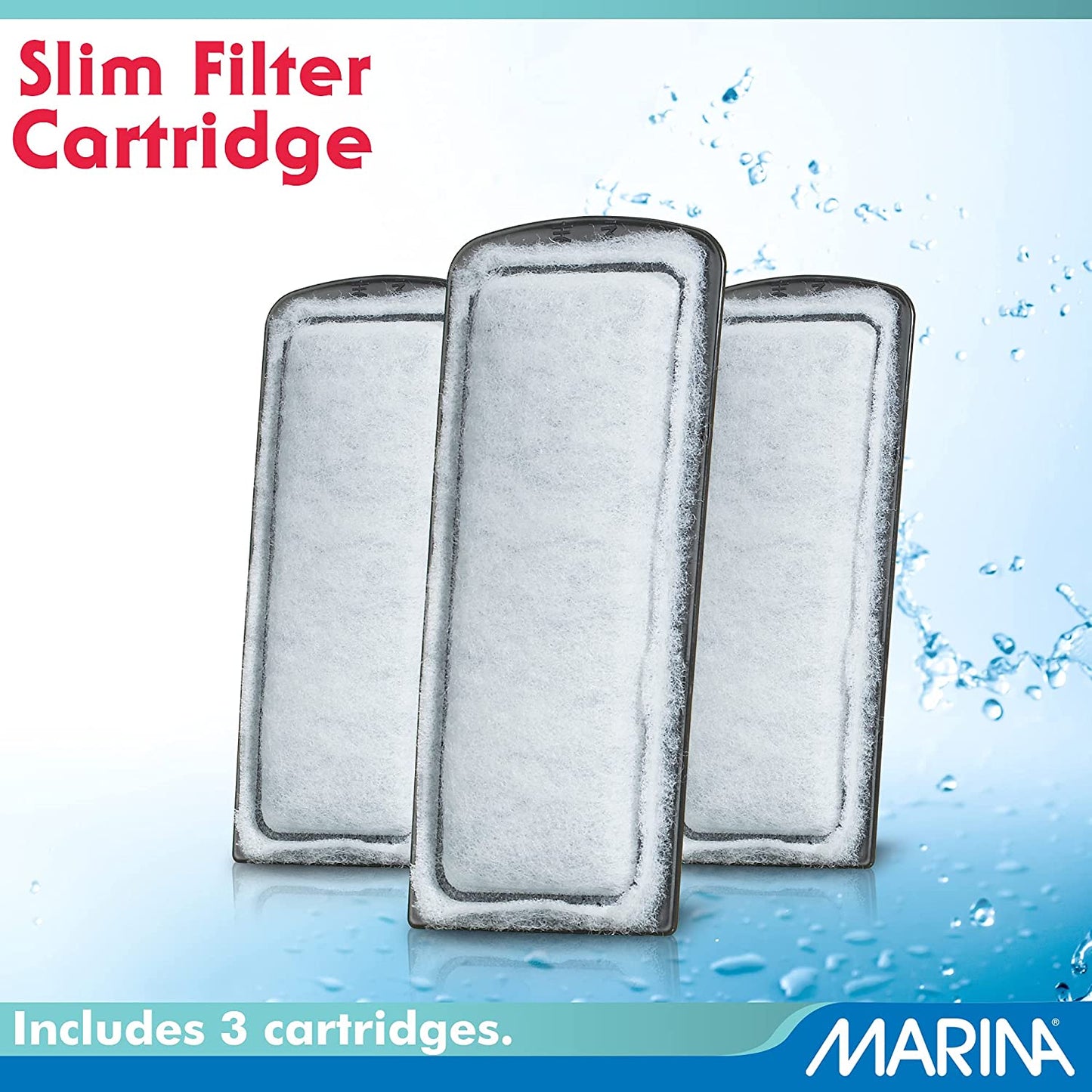 A291 Slim Filter Carbon plus Ceramic Cartridge, 3-Count, White