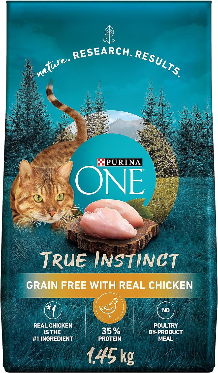 True Instinct Grain Free Natural Dry Cat Food with Real Chicken, 1.45 Kg