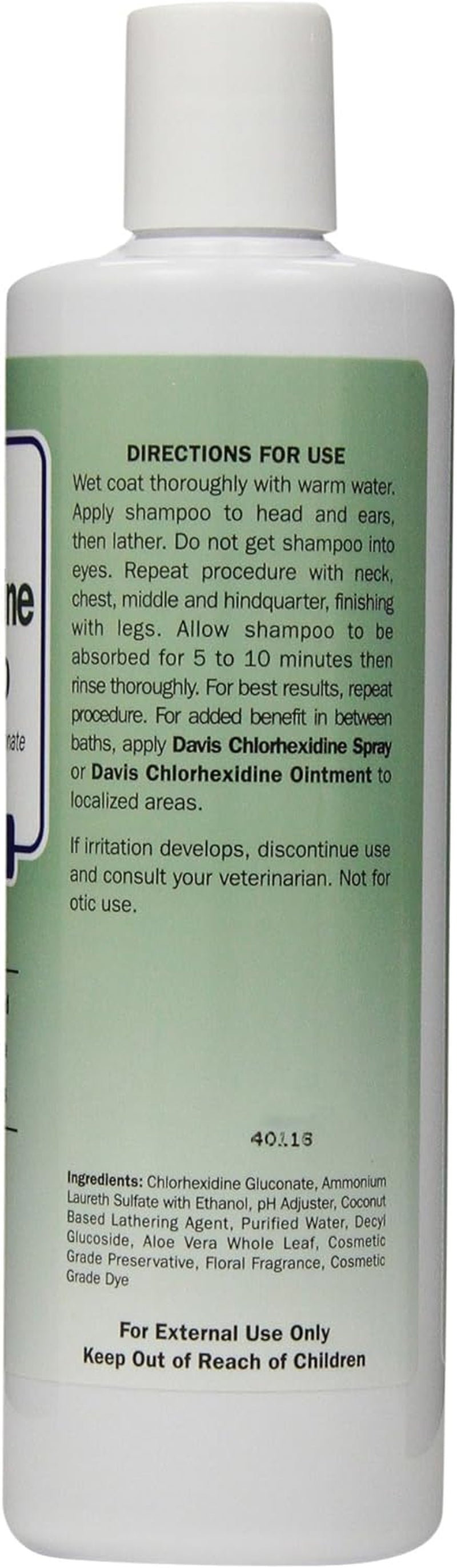 Chlorhexidine Pet Shampoo, 12-Ounce