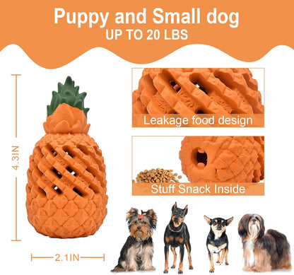 Small Dog Toys,Pineapple Dog Chew Toys,Dog Toys for Small Dogs,Dog Toys for Aggressive Chewers,Interactive Dog Toys