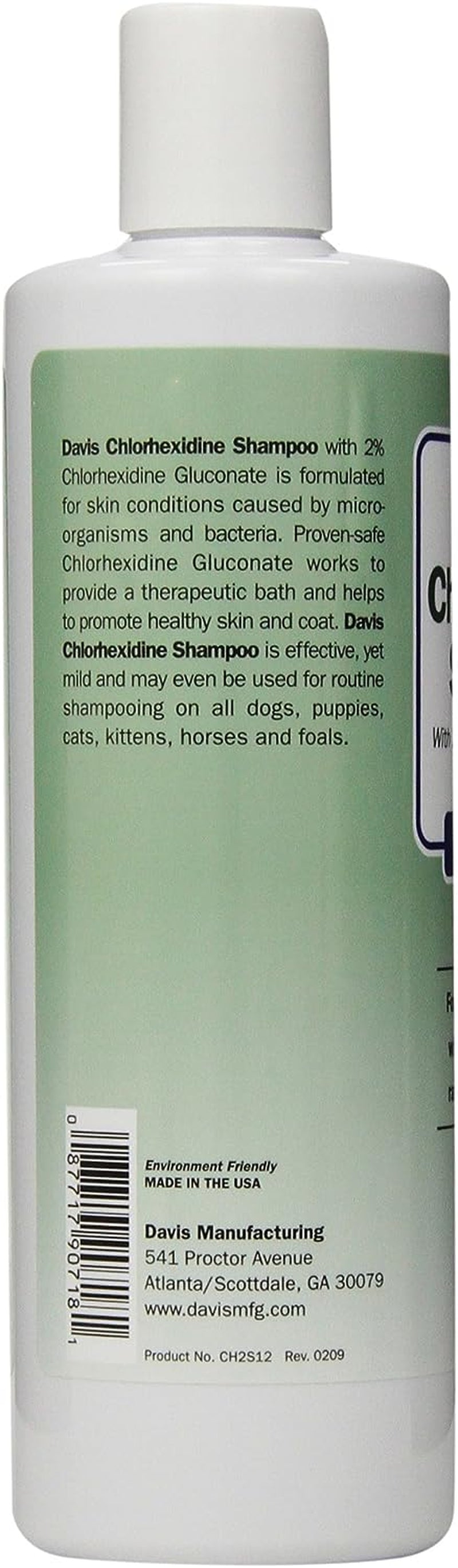 Chlorhexidine Pet Shampoo, 12-Ounce