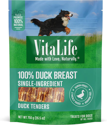 750 G Duck Tenders, All Natural Dog Treats & Jerky Dog Treats - All Natural, Chicken Mini Tenders, 170G